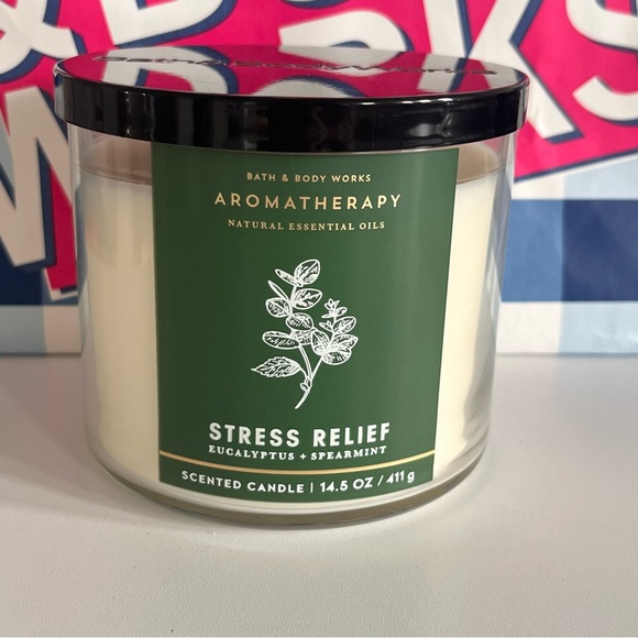 Bath & Body Works Other - New Aromatherapy Stress Relief Eucalyptus + Spearmint bath and body works candle